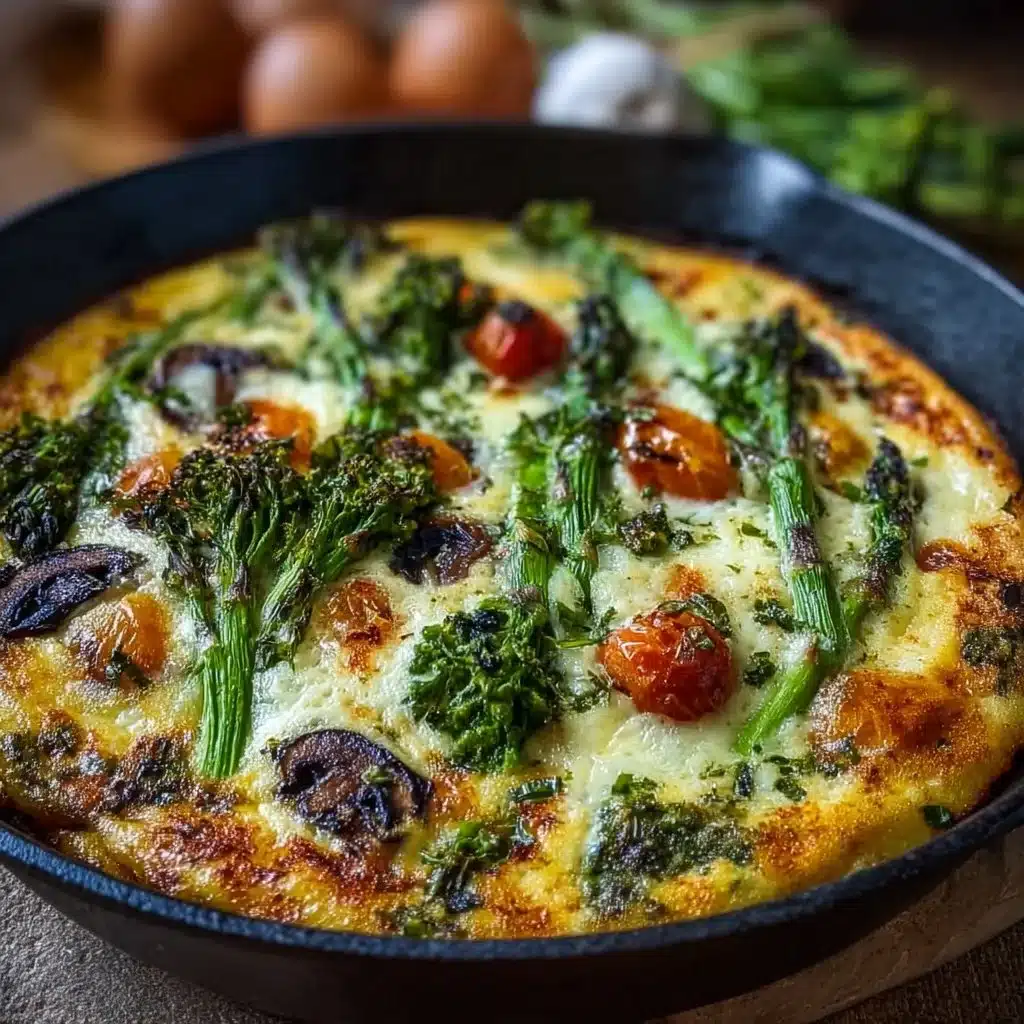 Fluffy Spring Veggie Frittata