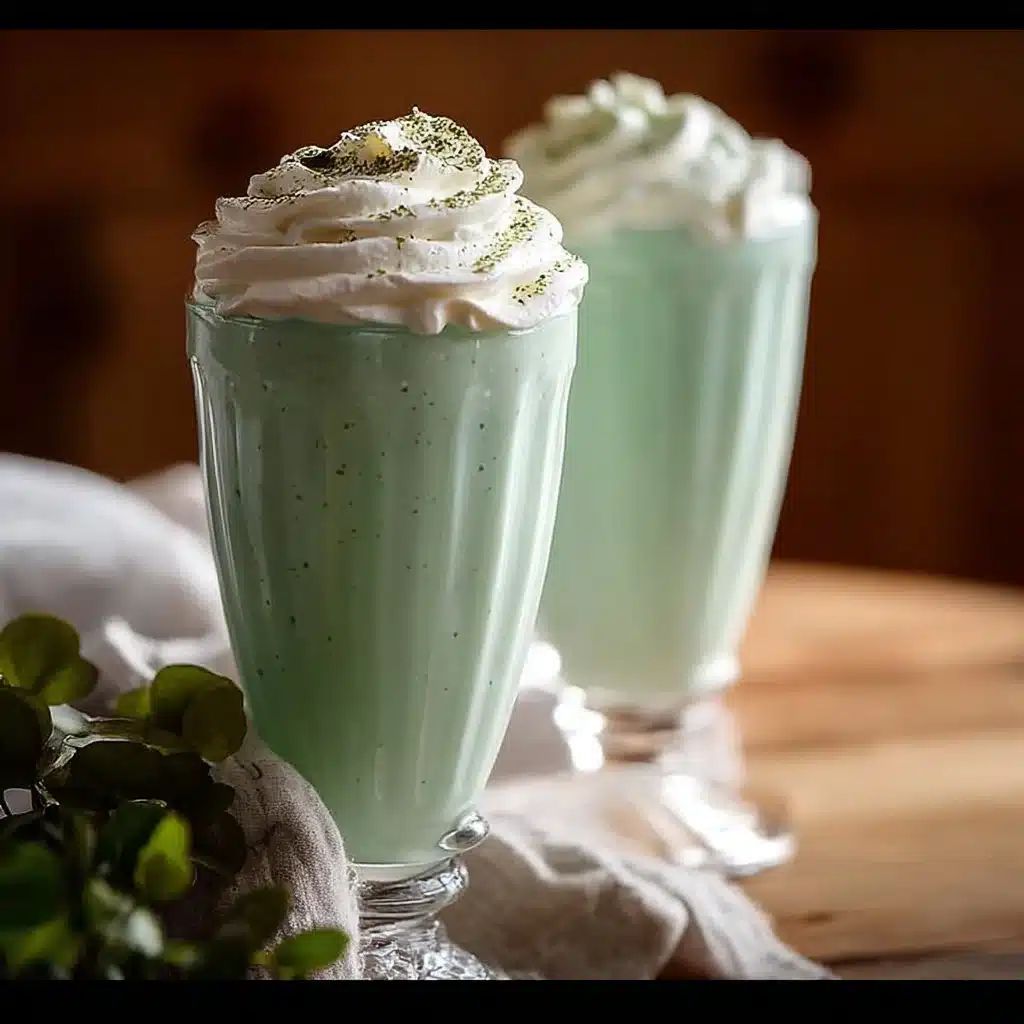 Homemade Shamrock Shakes