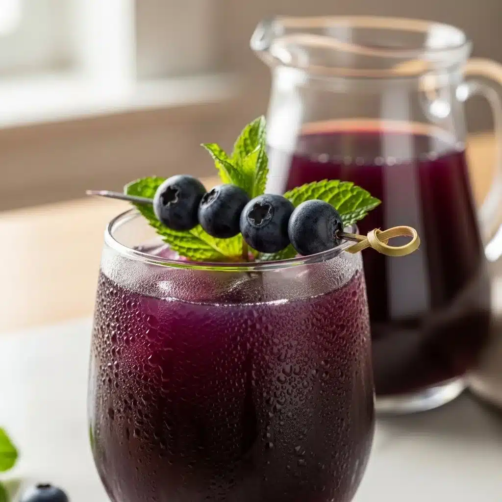 Antioxidant Rich Blueberry Green Tea