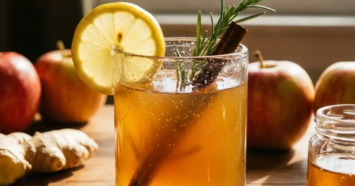 Apple Cider Vinegar and Pink Salt Morning Drink