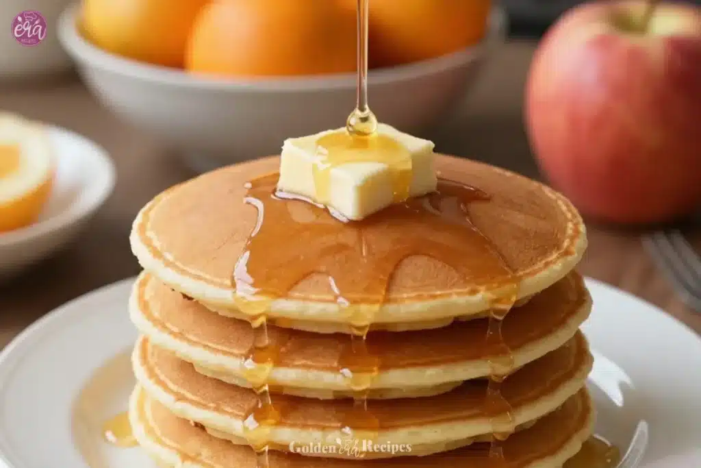 Bottle of Blonde Butter Syrup for pancakes and desserts
