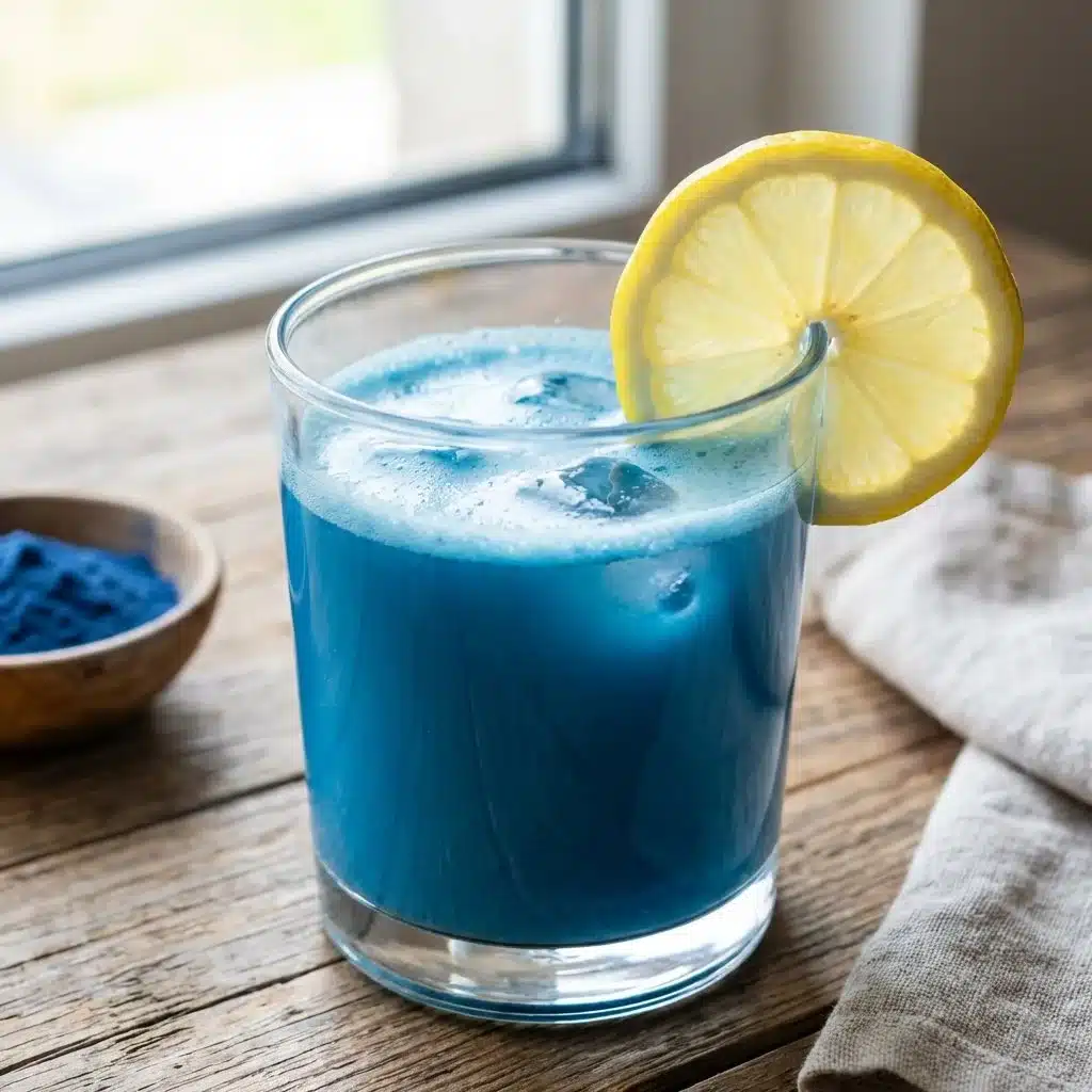 Blue Spirulina Detox Drink for Clear Skin