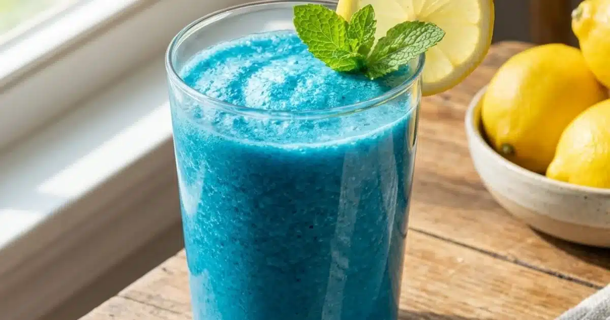 Blue Spirulina Detox Drink for Clear Skin