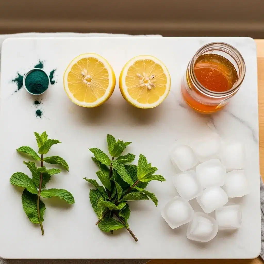 Blue Spirulina Lemonade 2 Blue Spirulina Lemonade