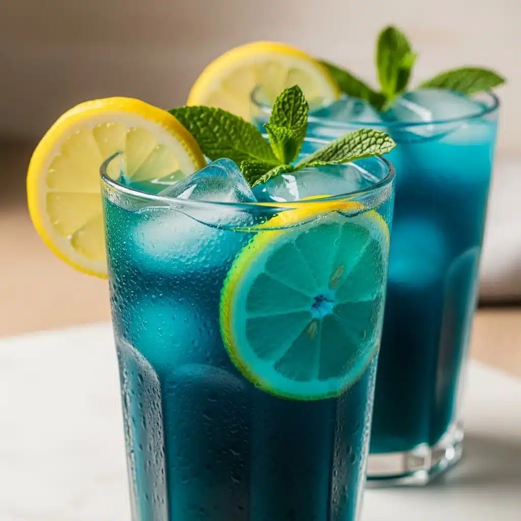 Blue Spirulina Lemonade 3 Blue Spirulina Lemonade