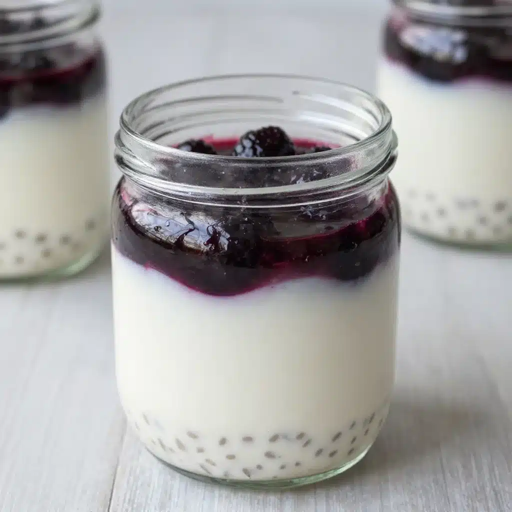 Blueberry Coconut Chia Seed Pudding