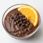 Chocolate Orange Chia Pudding with high fiber goodness