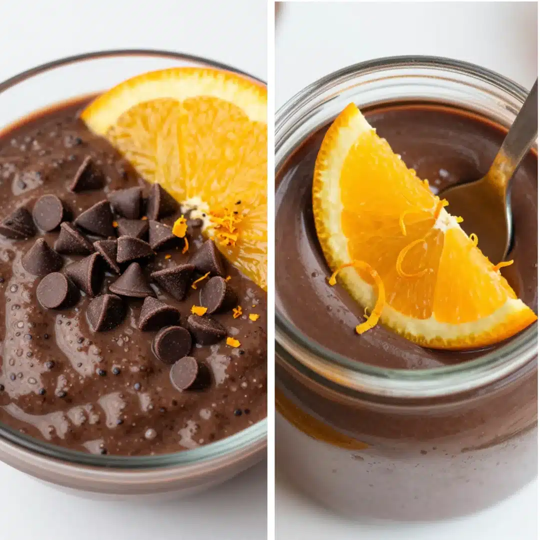 Chocolate Orange Chia Pudding High-Fiber