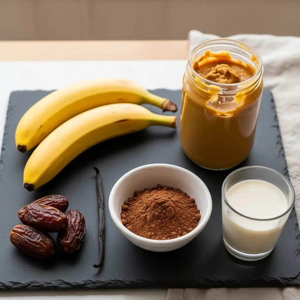 Chocolate Peanut Butter Smoothie Bowl