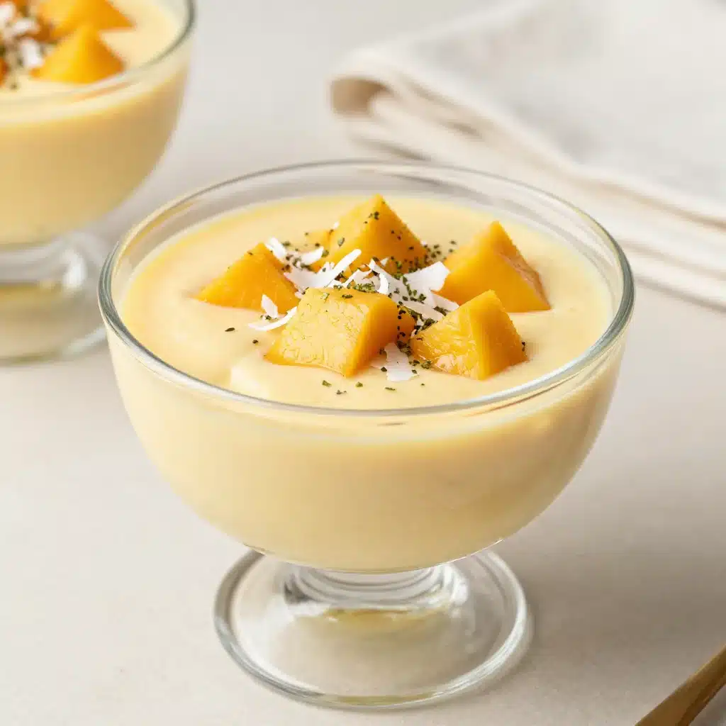 Creamy Mango Coconut Chia Pudding