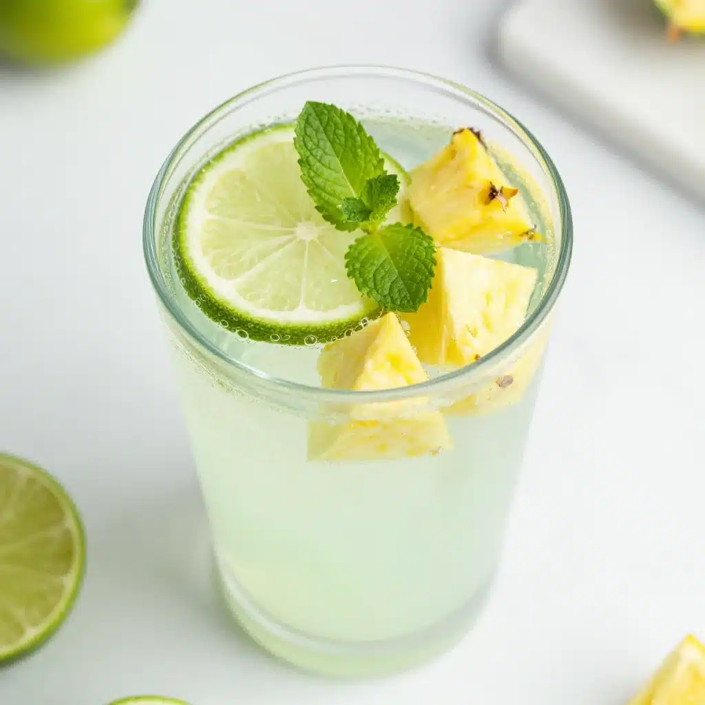 Crisp Pineapple Infused Water