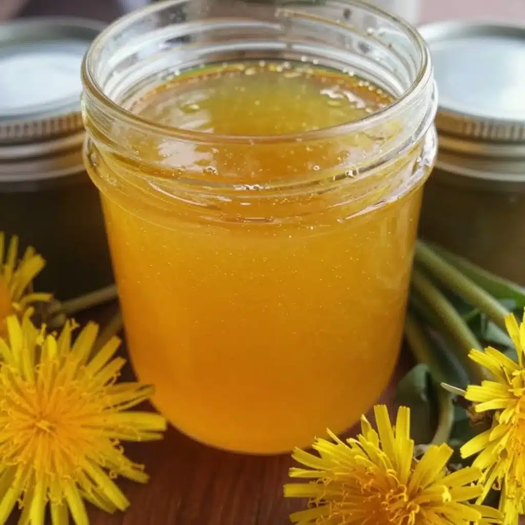 Delight in Fresh Dandelion Jelly