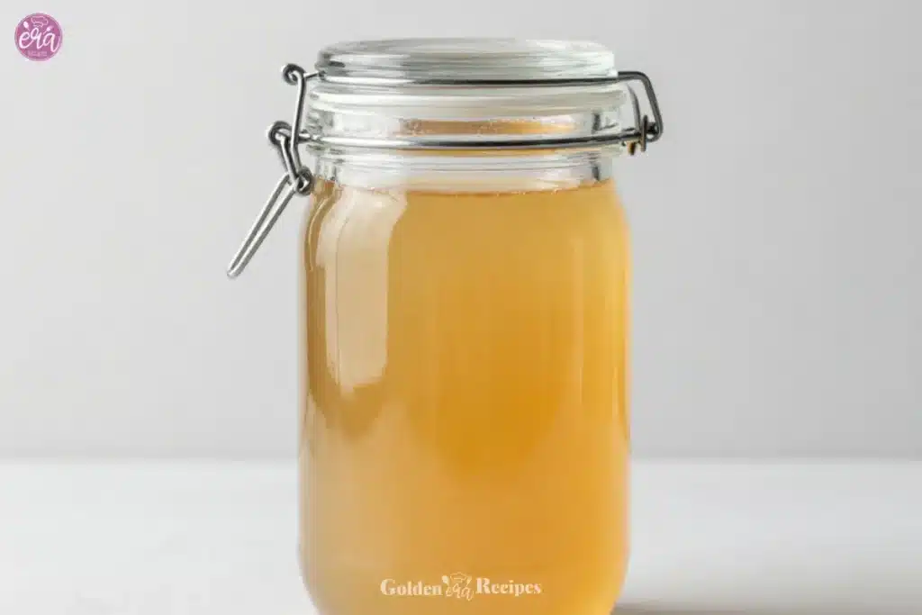 Easy Banana Syrup 1 Delicious homemade easy banana syrup drizzled on pancakes