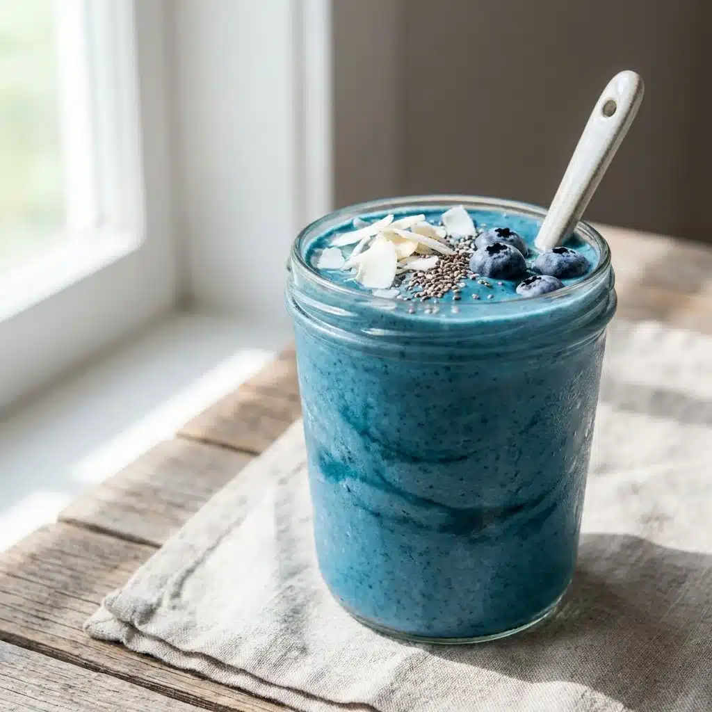 Easy Blue Spirulina Smoothie for Weight Loss