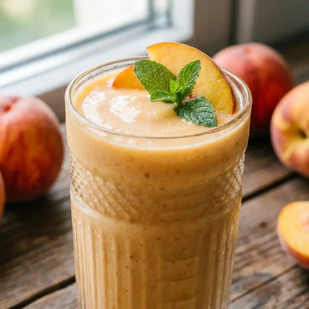 Easy Peach Smoothie for Weight Loss