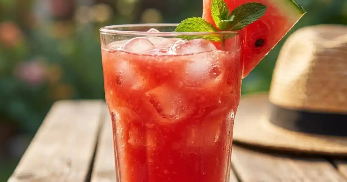 Easy Watermelon Detox Juice for Hydration