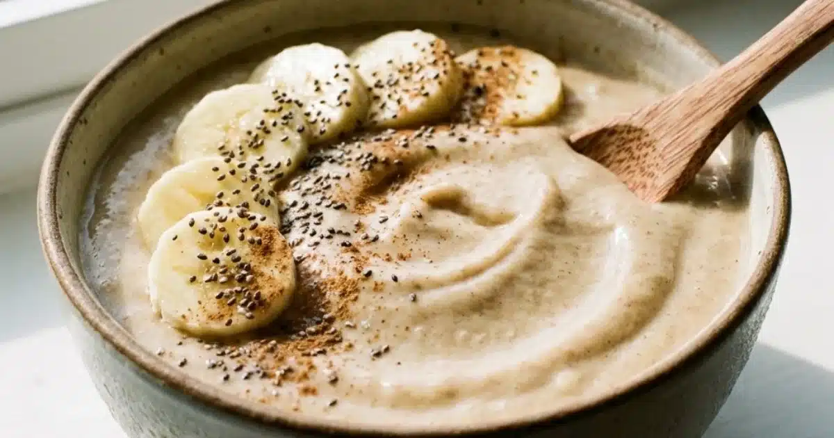 High Protein Banana Smoothie for Energy