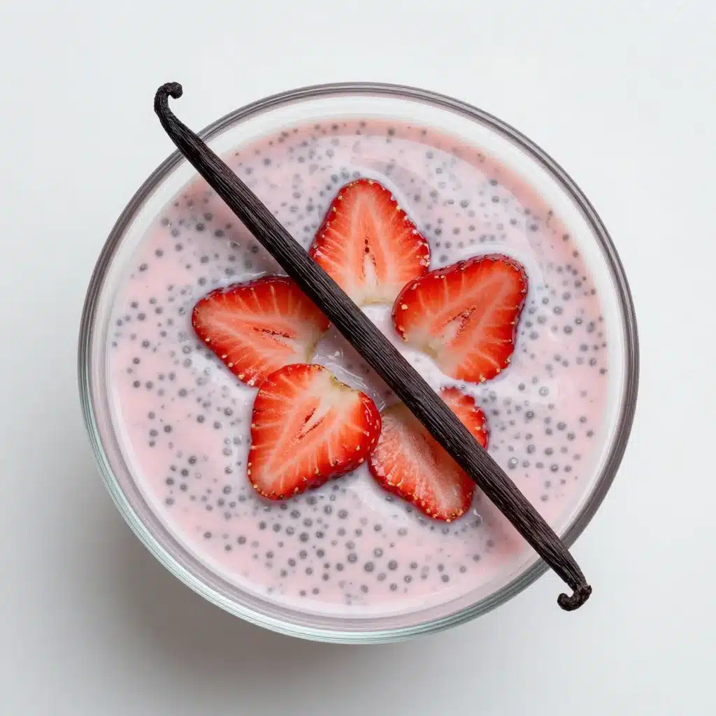 High-Protein Strawberry Chia Seed Pudding