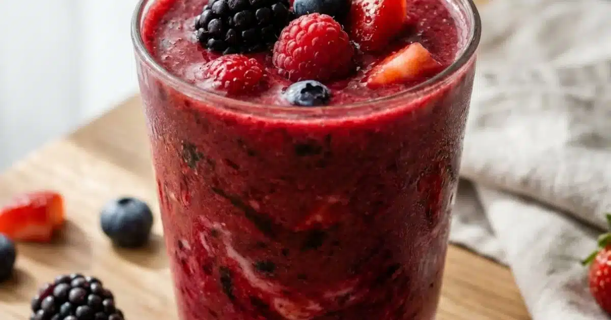 Homemade Berry Fat Burning Smoothie