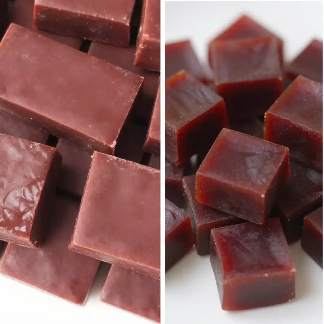 Homemade Berry Gelatin Squares Delicate