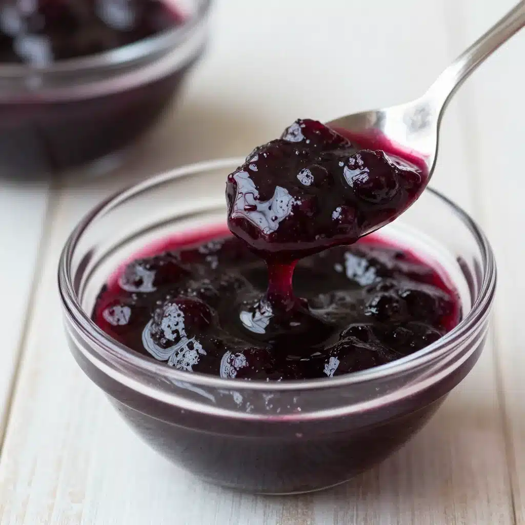 Homemade Blueberry Syrup