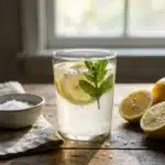Homemade electrolyte drink recipe without sugar for hydration