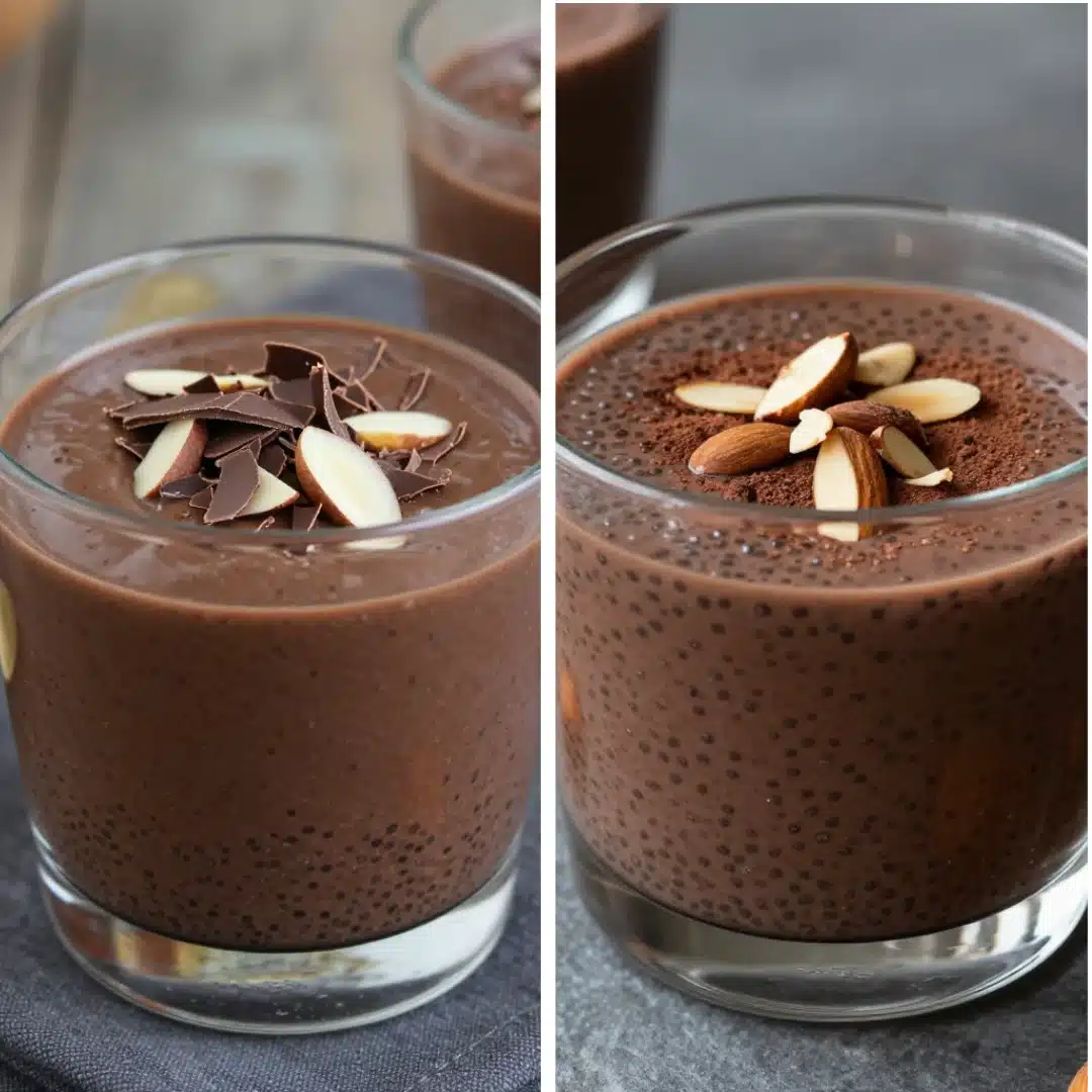 Keto Chocolate Chia Seed Pudding Low-Carb