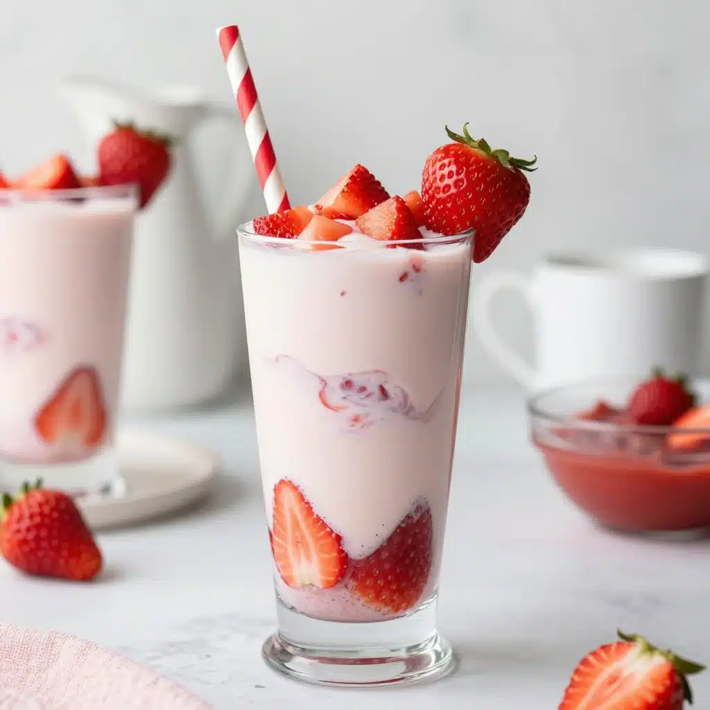 Korean Strawberry Milk