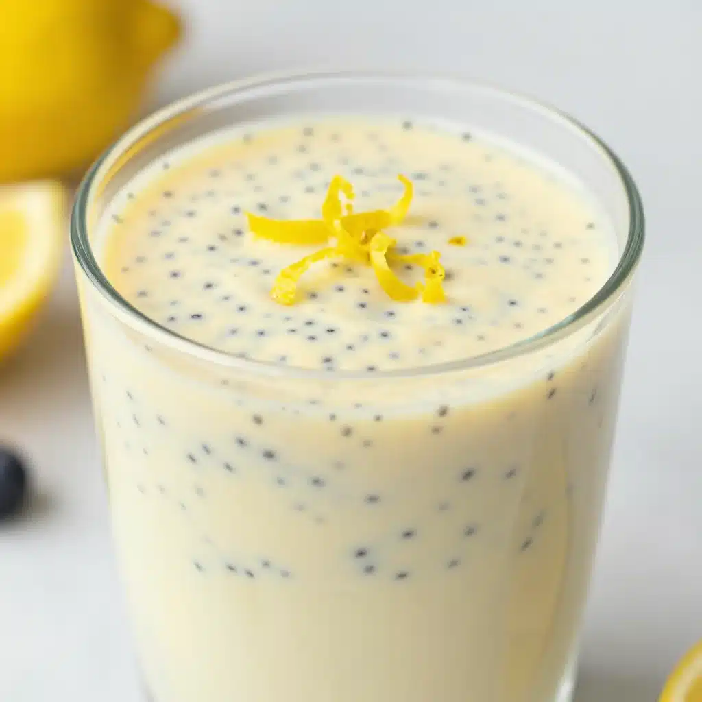 Lemon Cream Chia Pudding for a Refreshing Breakfast Treat