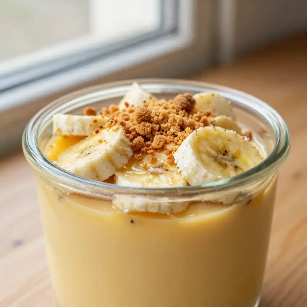 Magical Banana Cream Pie Blended Chia Pudding in 5 Minutes