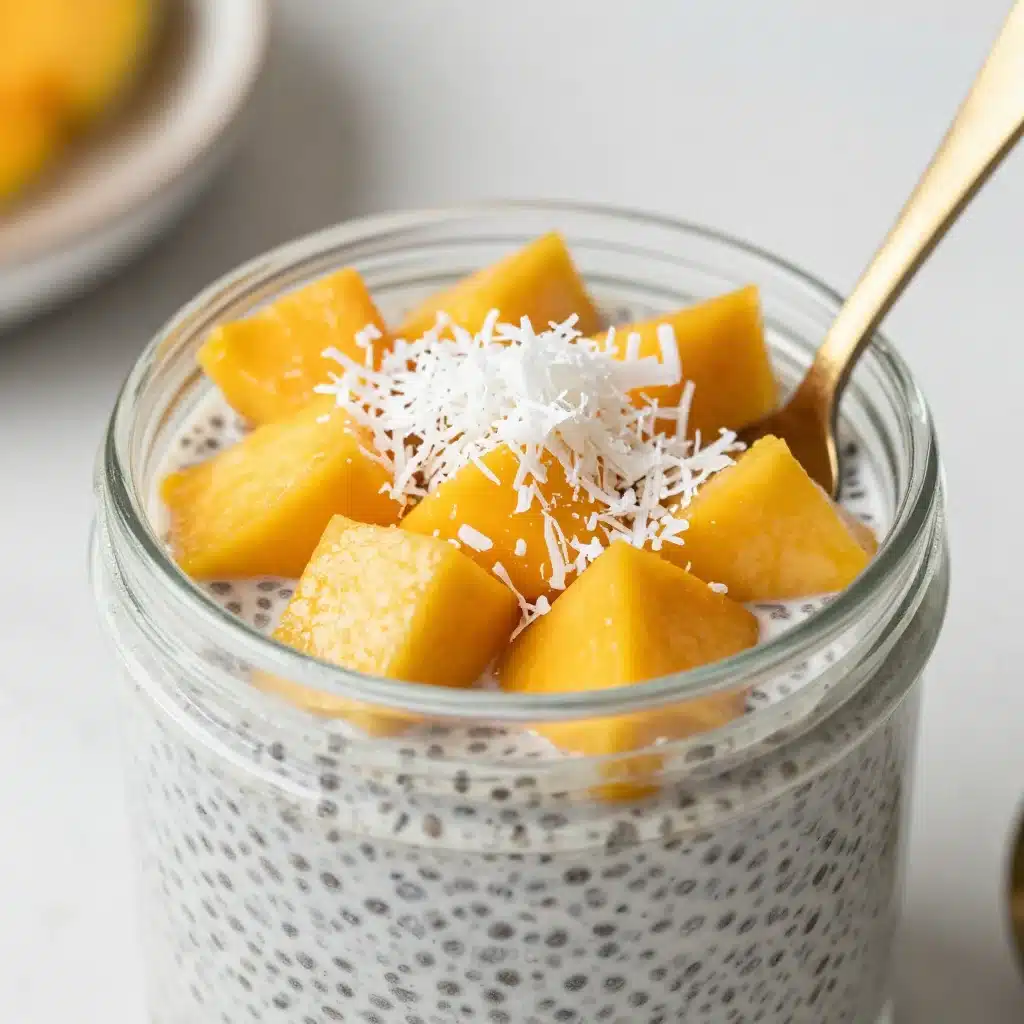 Mango Coconut Chia Pudding (20-Minute Recipe!)
