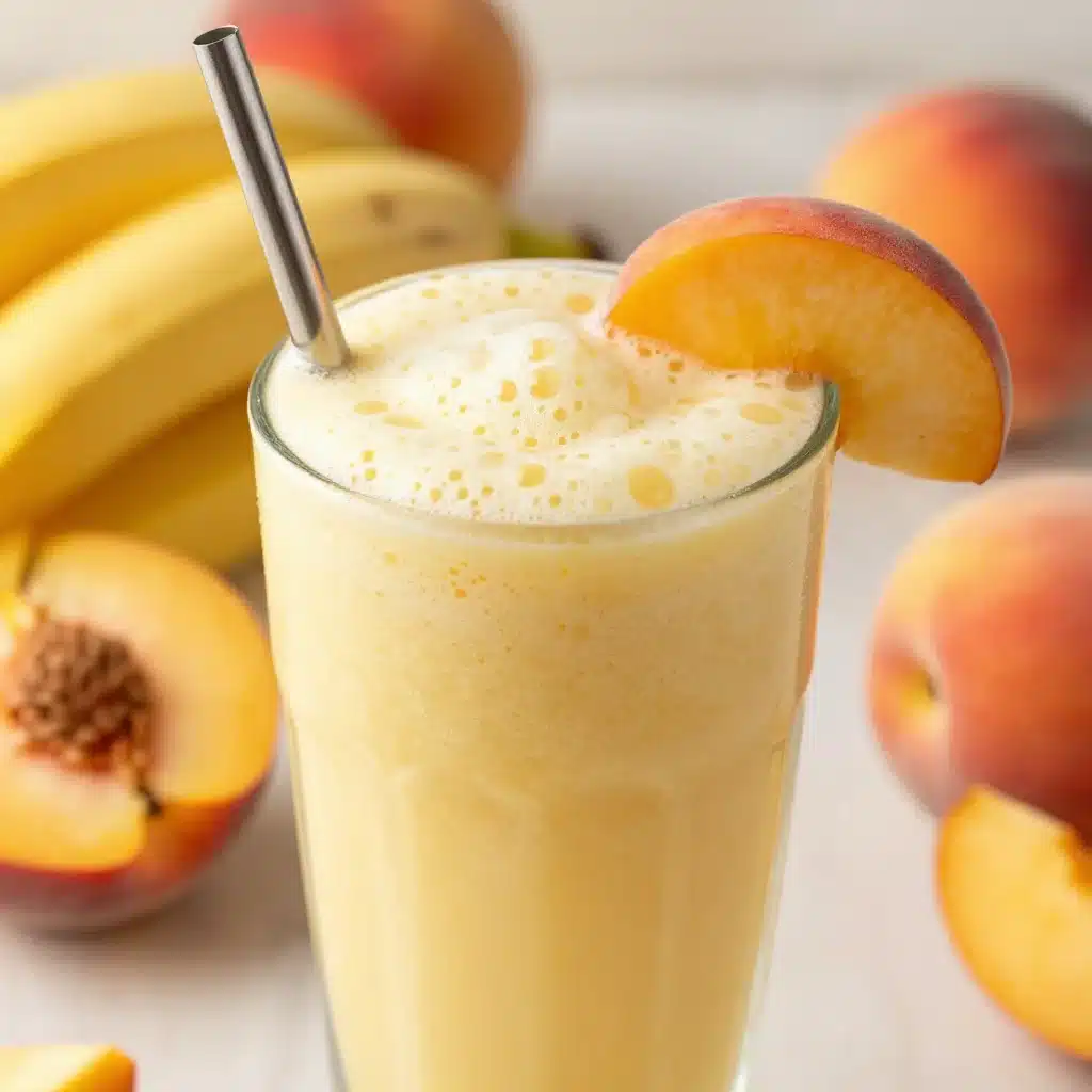 Delicious mango smoothie in a glass, showcasing vibrant orange color and fresh fruit.