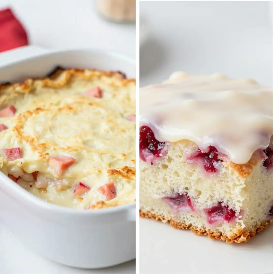 Moist Rhubarb Cake With Butter