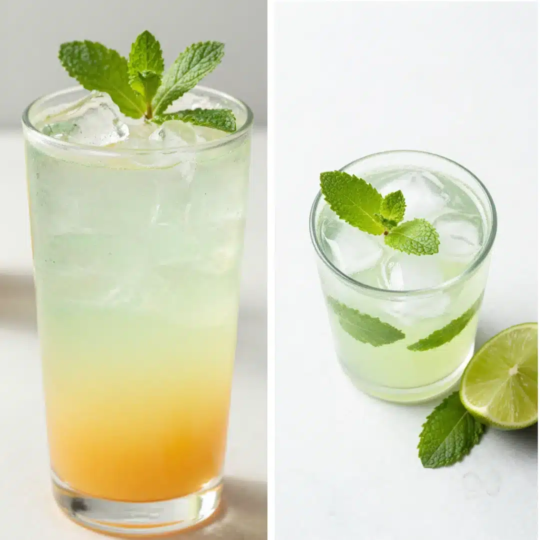 Nettle Tea Mojitos (Alcohol-Free Mocktails)