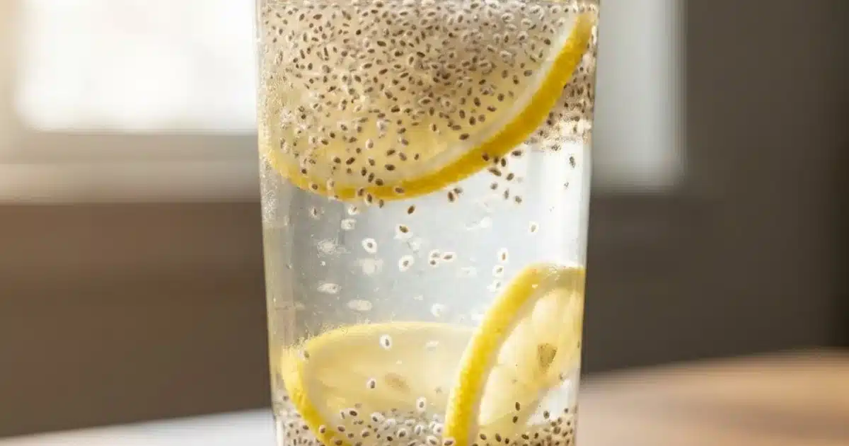Nourishing Chia Lemon Water for Energy