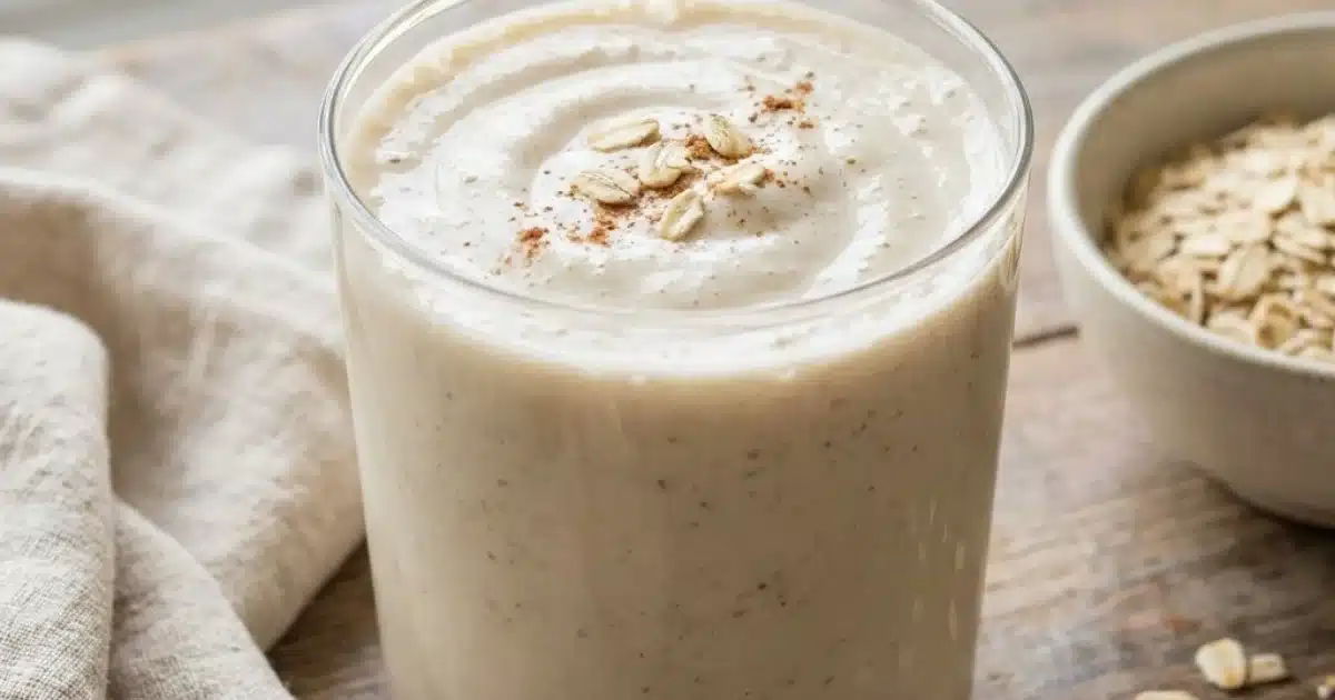 Nourishing Oat Milk Smoothie for Weight Loss