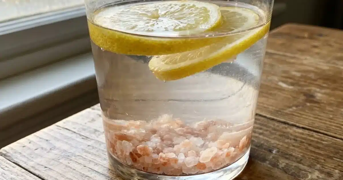 Nourishing Pink Salt Morning Drink for Hydration and Energy