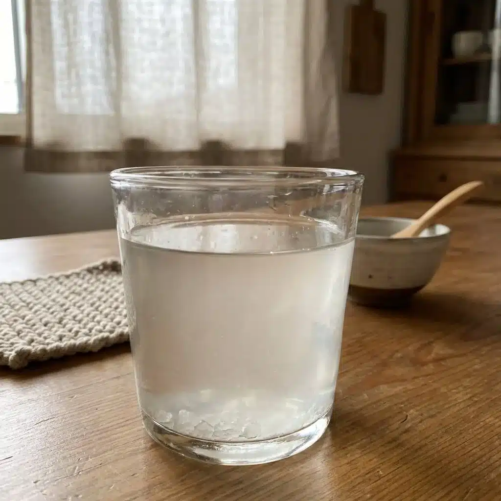 Nourishing Salt Water Flush Recipe (Safe Version)