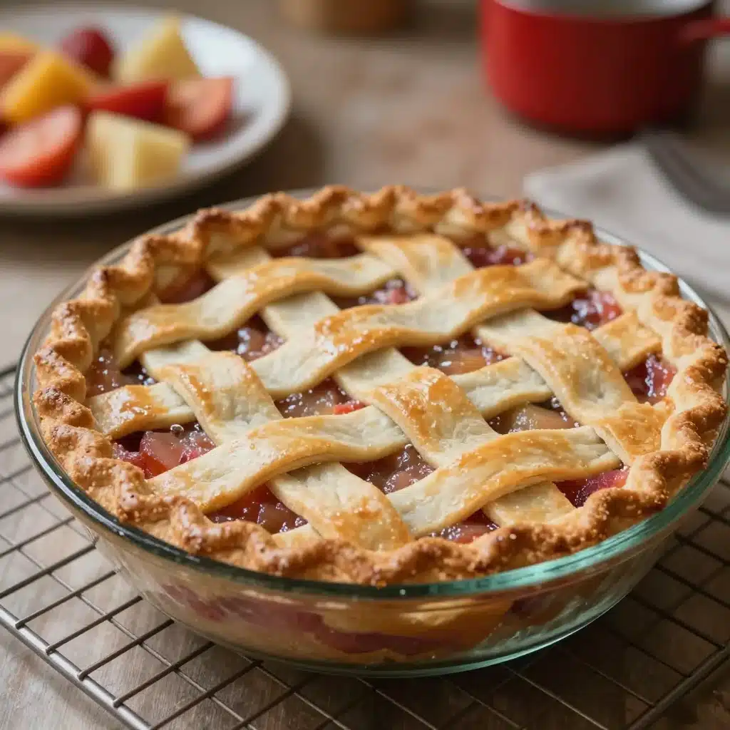 Old-Fashioned Rhubarb Pie