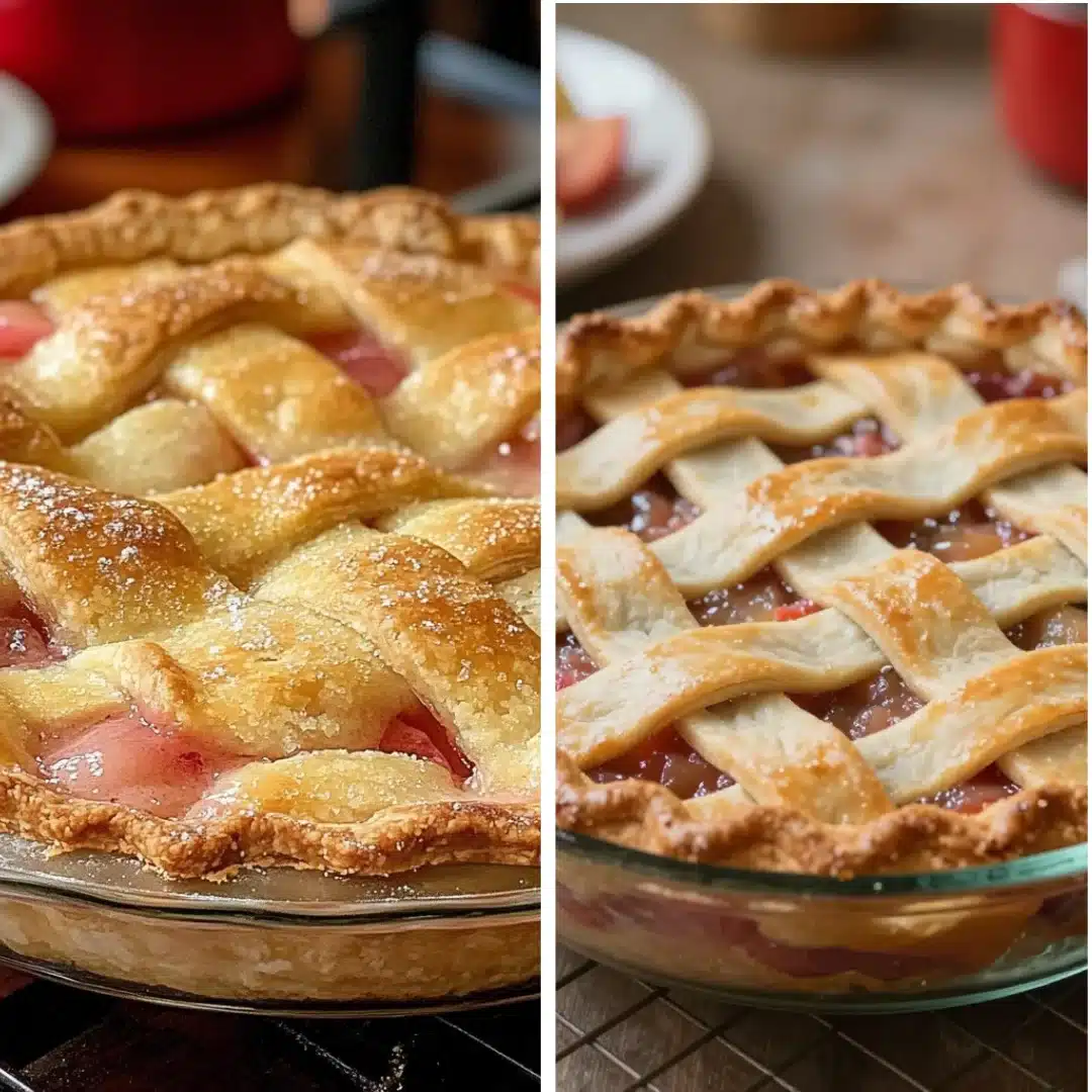 Old-Fashioned Rhubarb Pie Tenderly