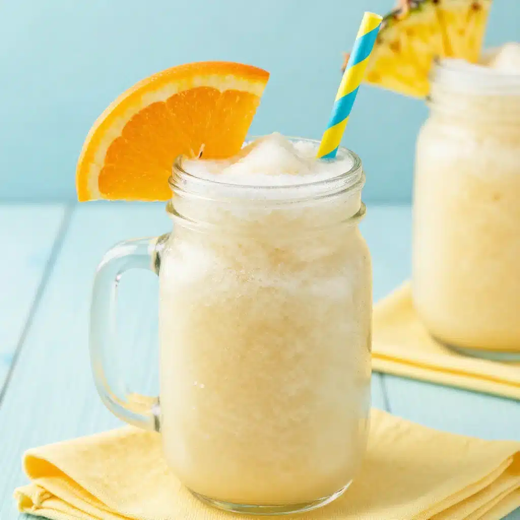 Orange, Pineapple &amp; Coconut Mocktail