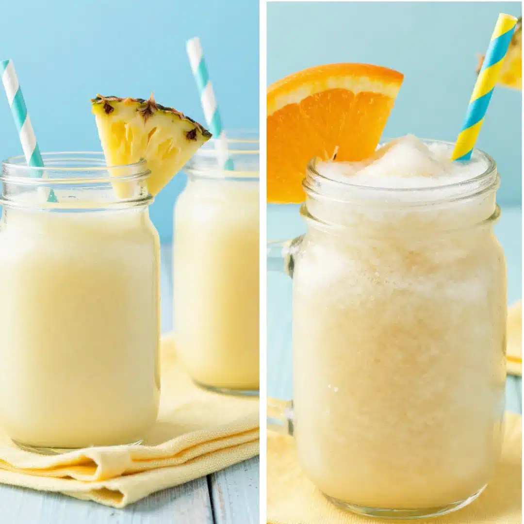 Orange, Pineapple & Coconut Mocktail