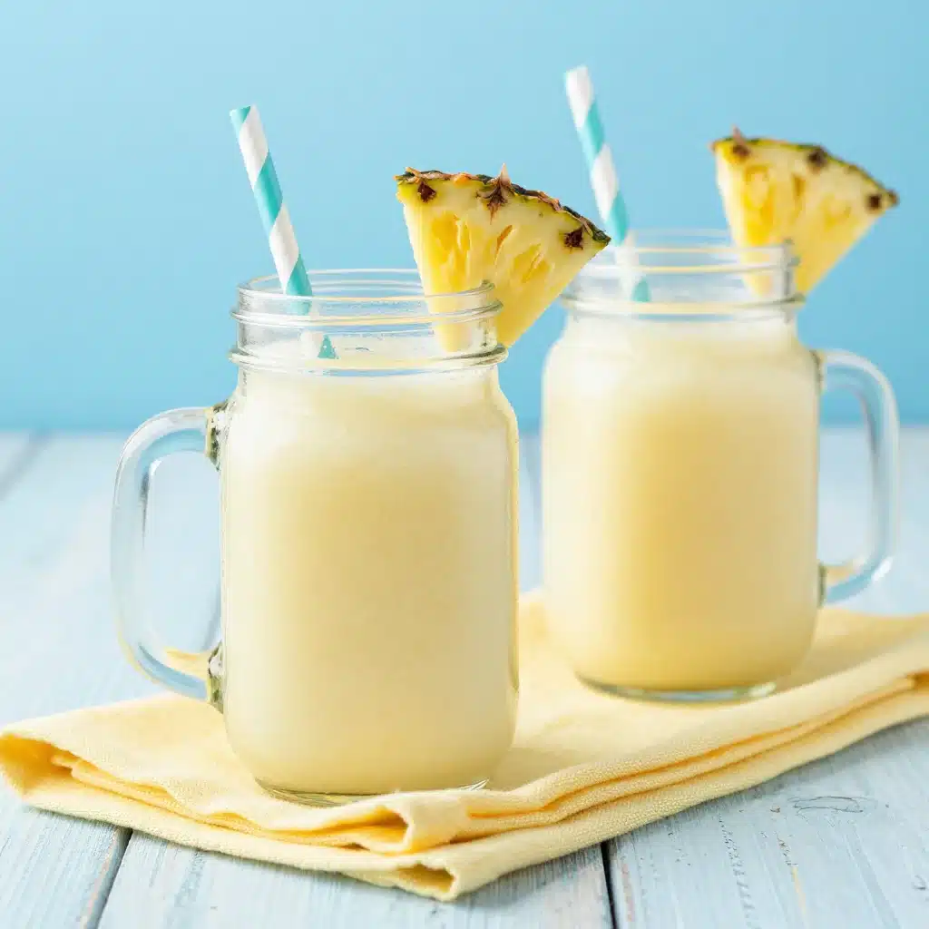 Orange, Pineapple &amp; Coconut Mocktail