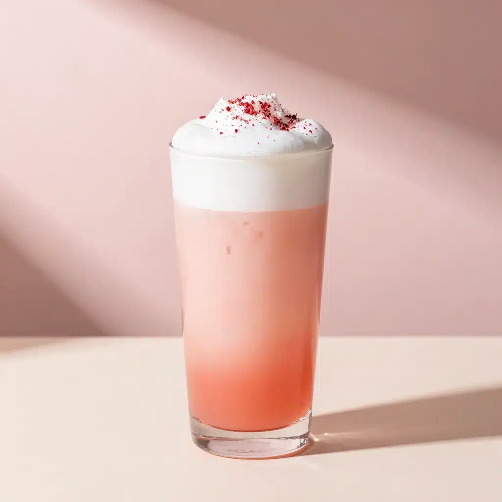 Pink Coconut Iced Latte