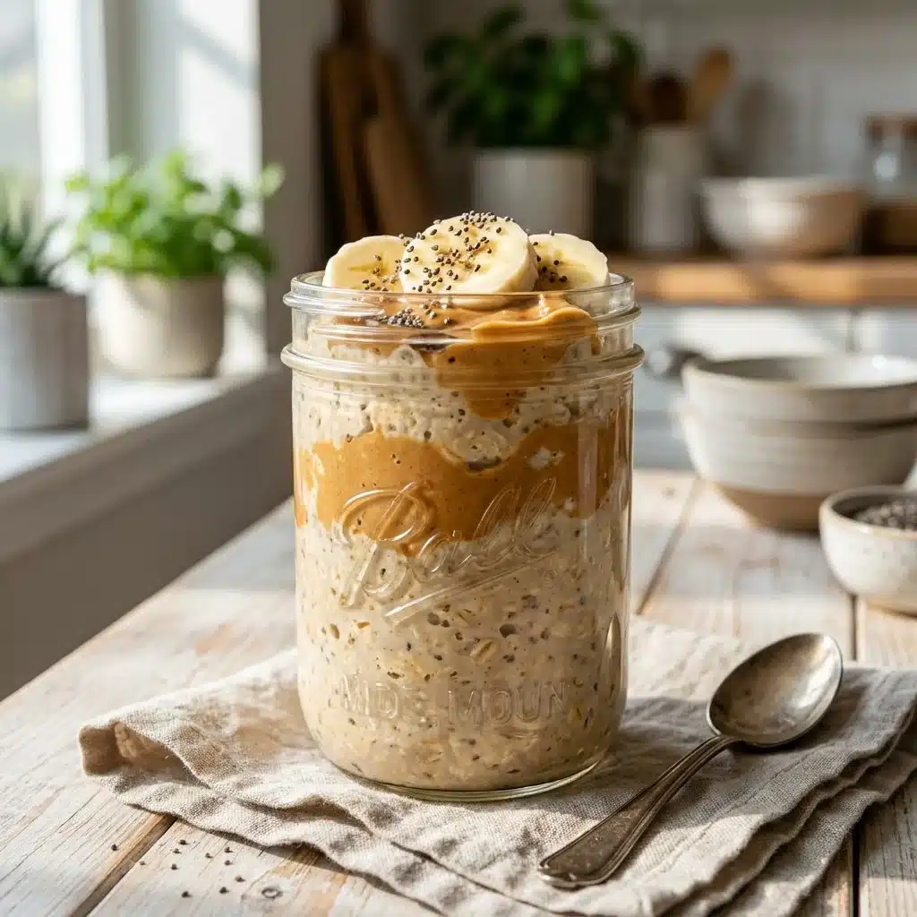 Quick Peanut Butter Overnight Oats for Grab-and-Go Breakfasts