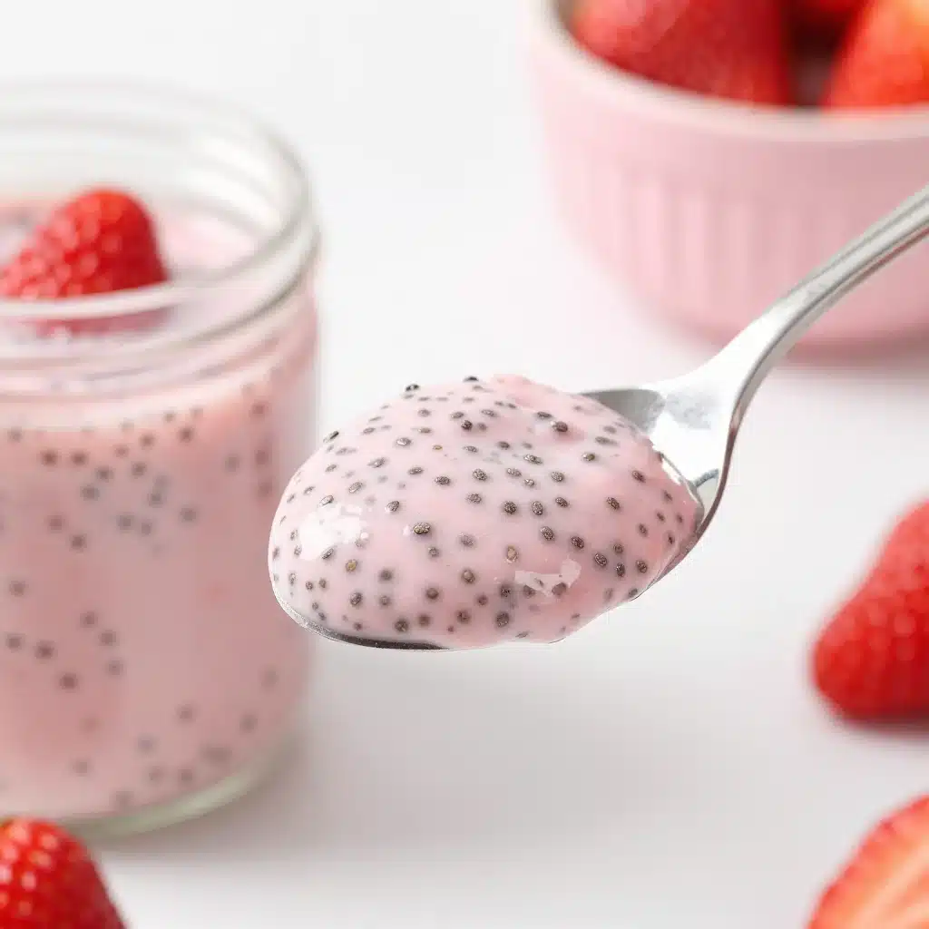Raspberry Chia Pudding Sweetened with Maple Syrup