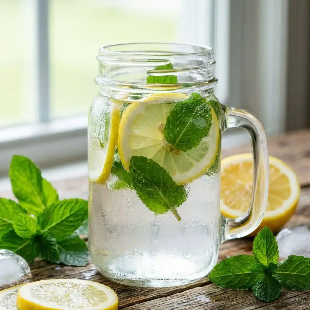 Refreshing Mint Lemon Detox Water for Summer Days