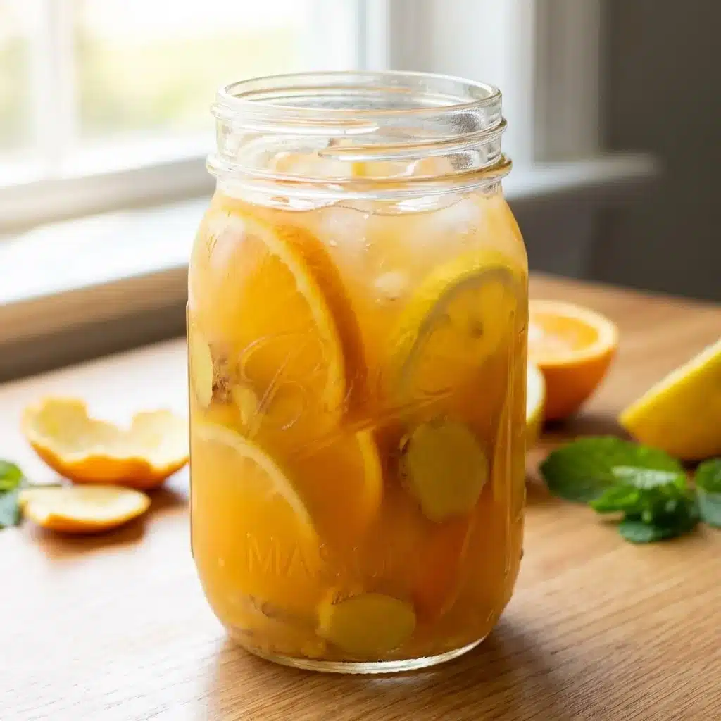 Refreshing Orange Detox Drink for Morning Energy