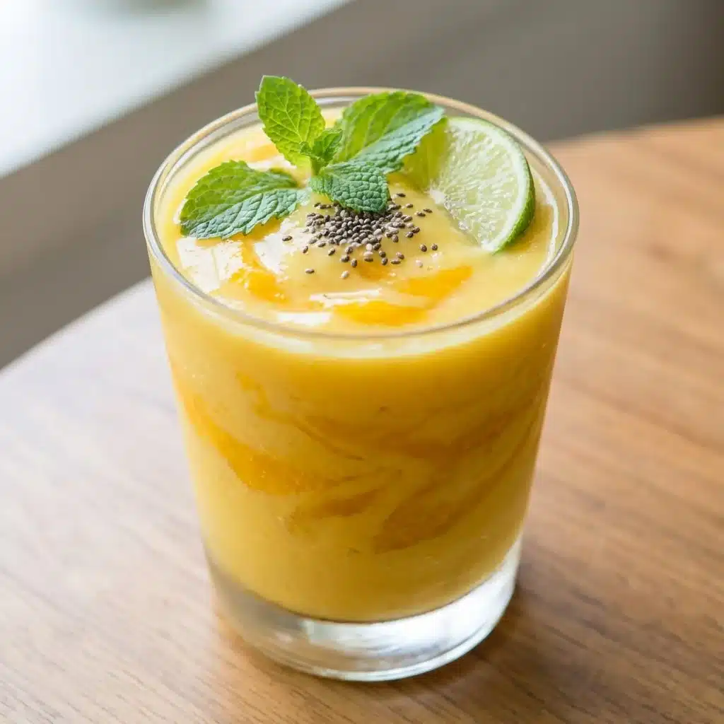 Simple Mango Detox Smoothie for Energy Boost