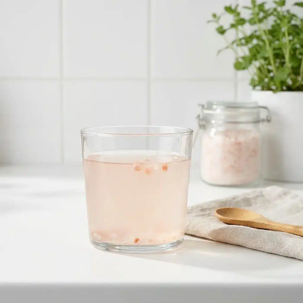 Simple Pink Salt Water Benefits Drink